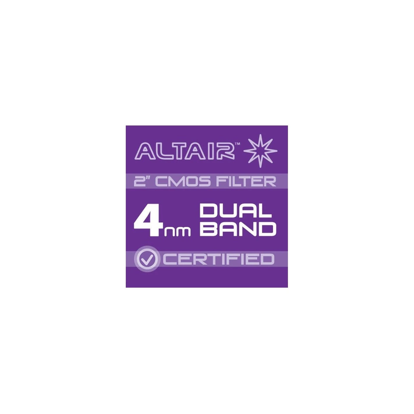 Filtro CMOS ALTAIR ULTRA De 4nm Banda Dual HA OIII 2" 3 Filtro CMOS ALTAIR ULTRA De 4nm Banda Dual HA OIII 2" - Imagen 3