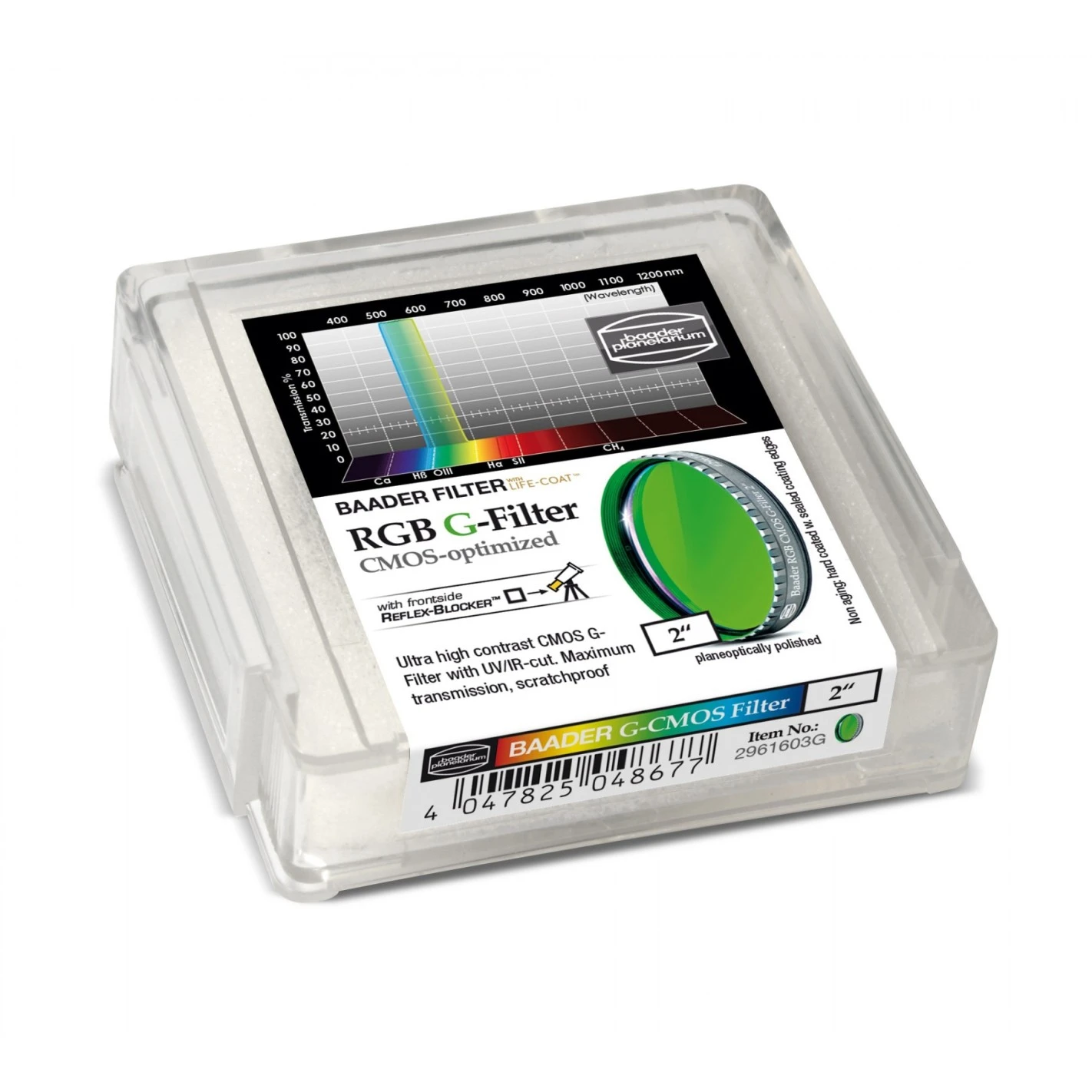 Filtro Baader RGB-G Ø De 2" Optimizado Para CMOS 3 Filtro Baader RGB-G Ø De 2" Optimizado Para CMOS - Imagen 3