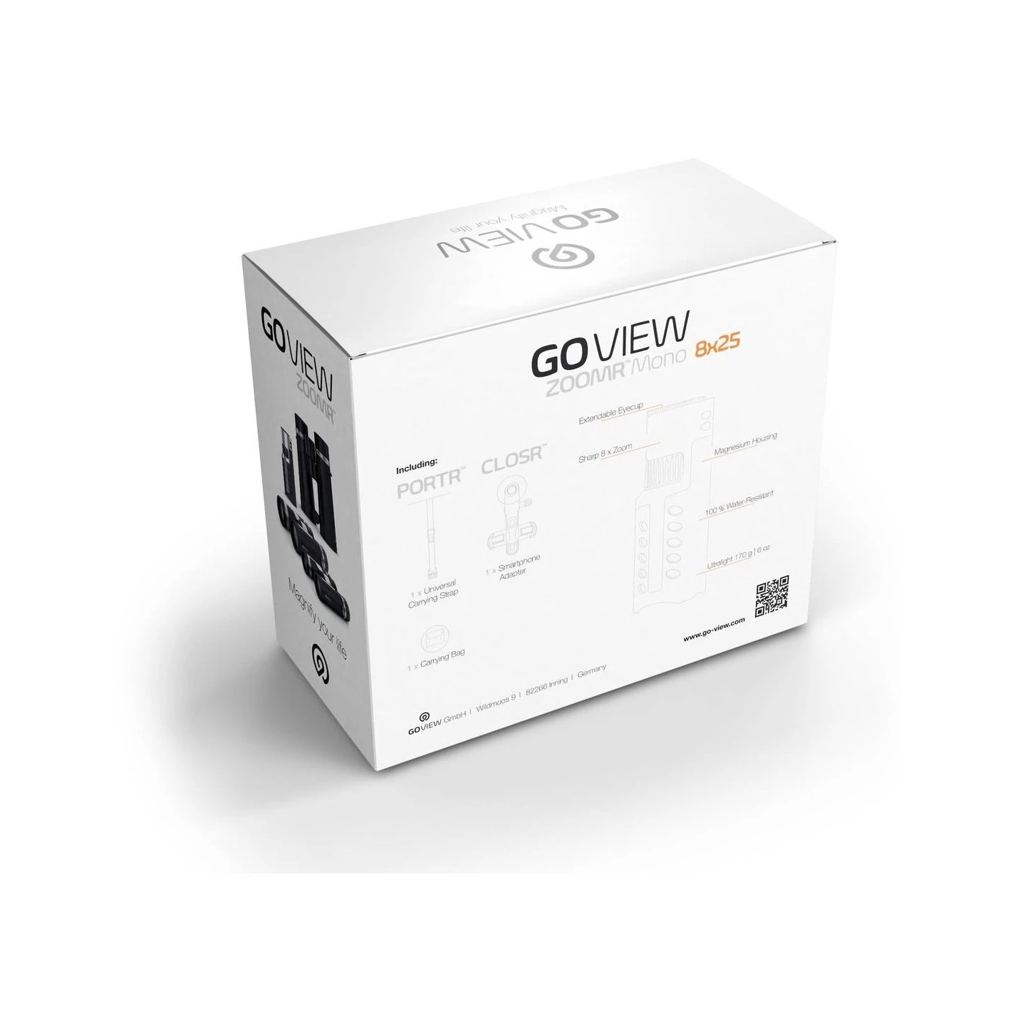 GoView Monocular ZOOMR HD, Sunset Orange 6 GoView Monocular ZOOMR HD, Sunset Orange - Imagen 6