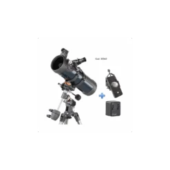 Pack Telescopio Celestron AstroMaster 114 EQ-MD Smartphone Con Curso De Iniciación Personalizado