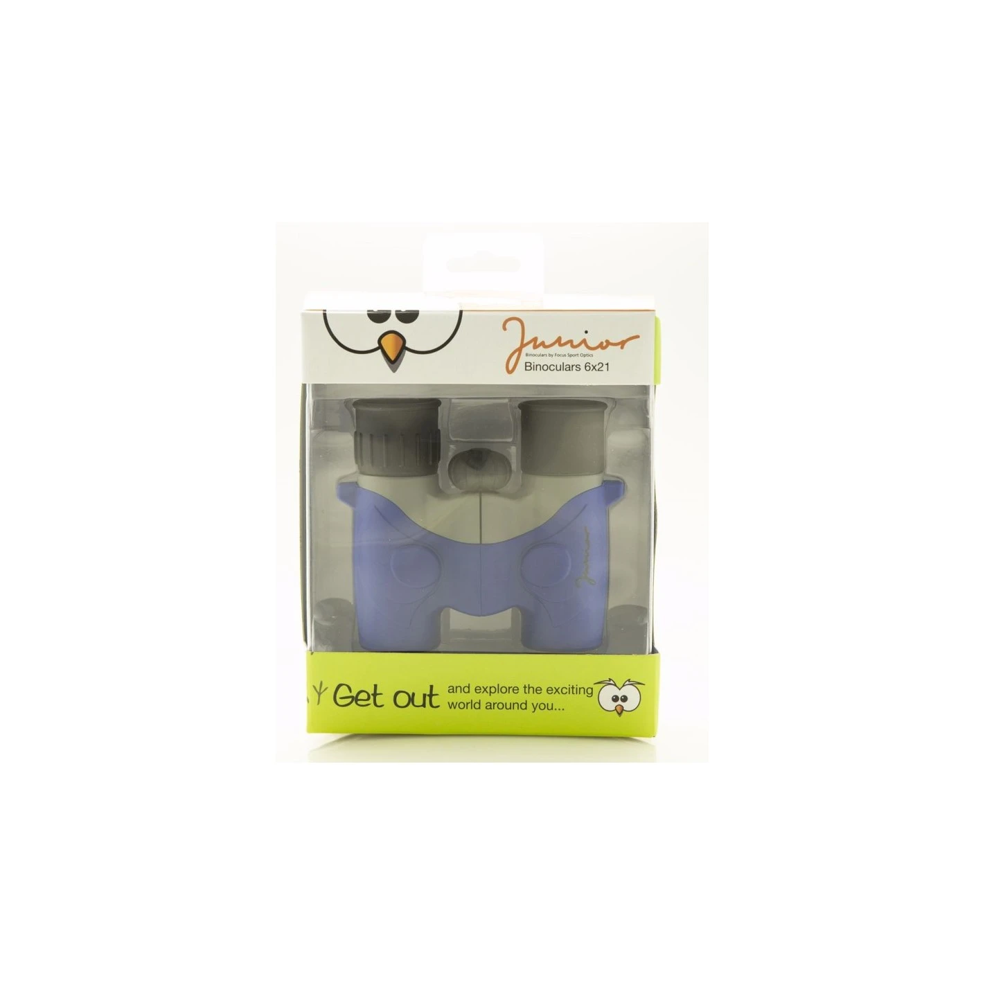 PRISMÁTICO Focus Junior 6x21 Azul 2 PRISMÁTICO Focus Junior 6x21 Azul - Imagen 2