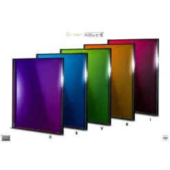 Set De Filtros Fotométricos 65 X 65 Mm² BESSEL Baader Planetarium