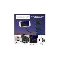 Telescopio Bresser Skylux Con Soporte Para Smartphone Y Filtro Solar -Celestron Tienda De Ventas telescopio bresser skylux con soporte para smartphone y filtro solar 2