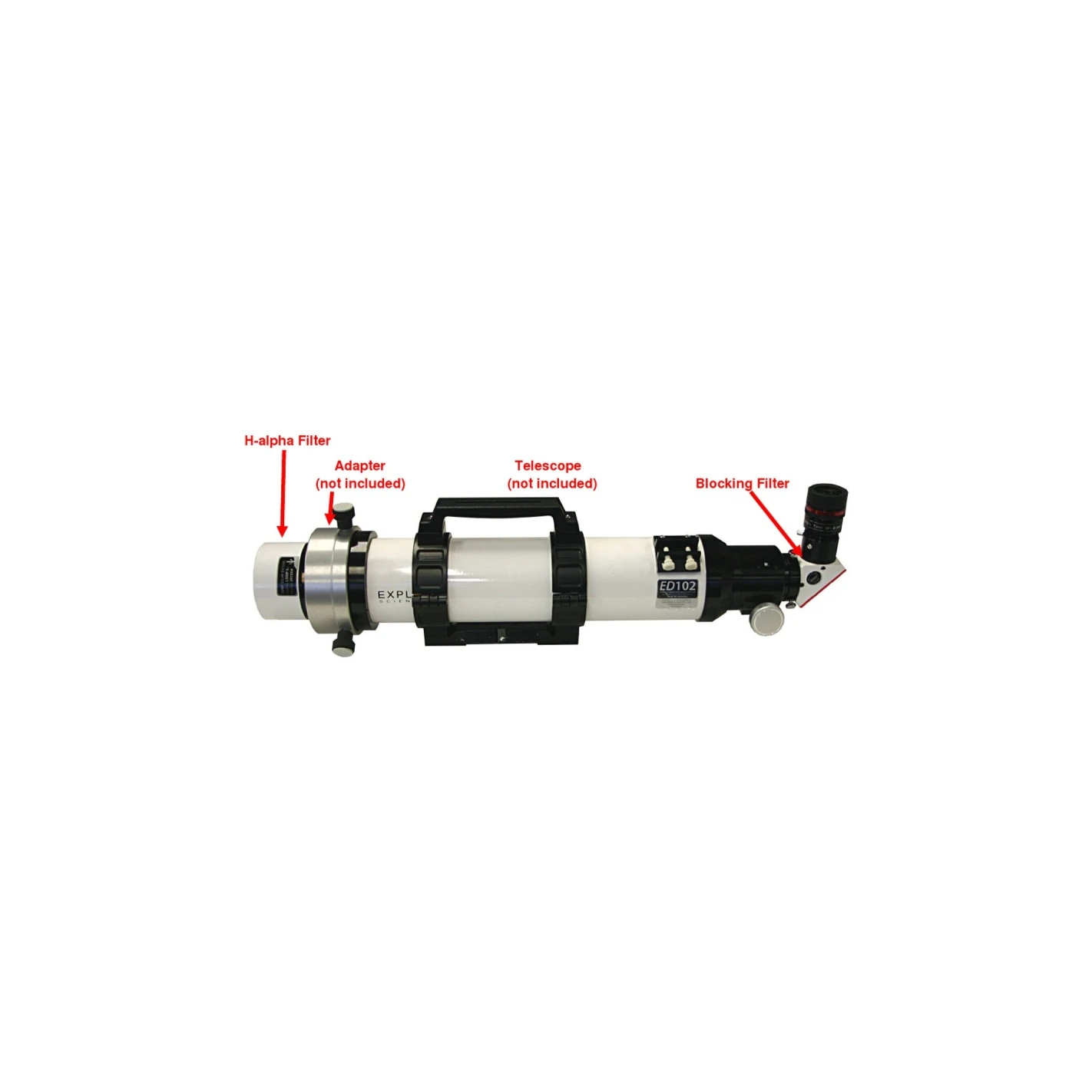 Filtro Solar LUNT H-Alpha LS50FHa / B1200d1 6 Filtro Solar LUNT H-Alpha LS50FHa / B1200d1 - Imagen 6